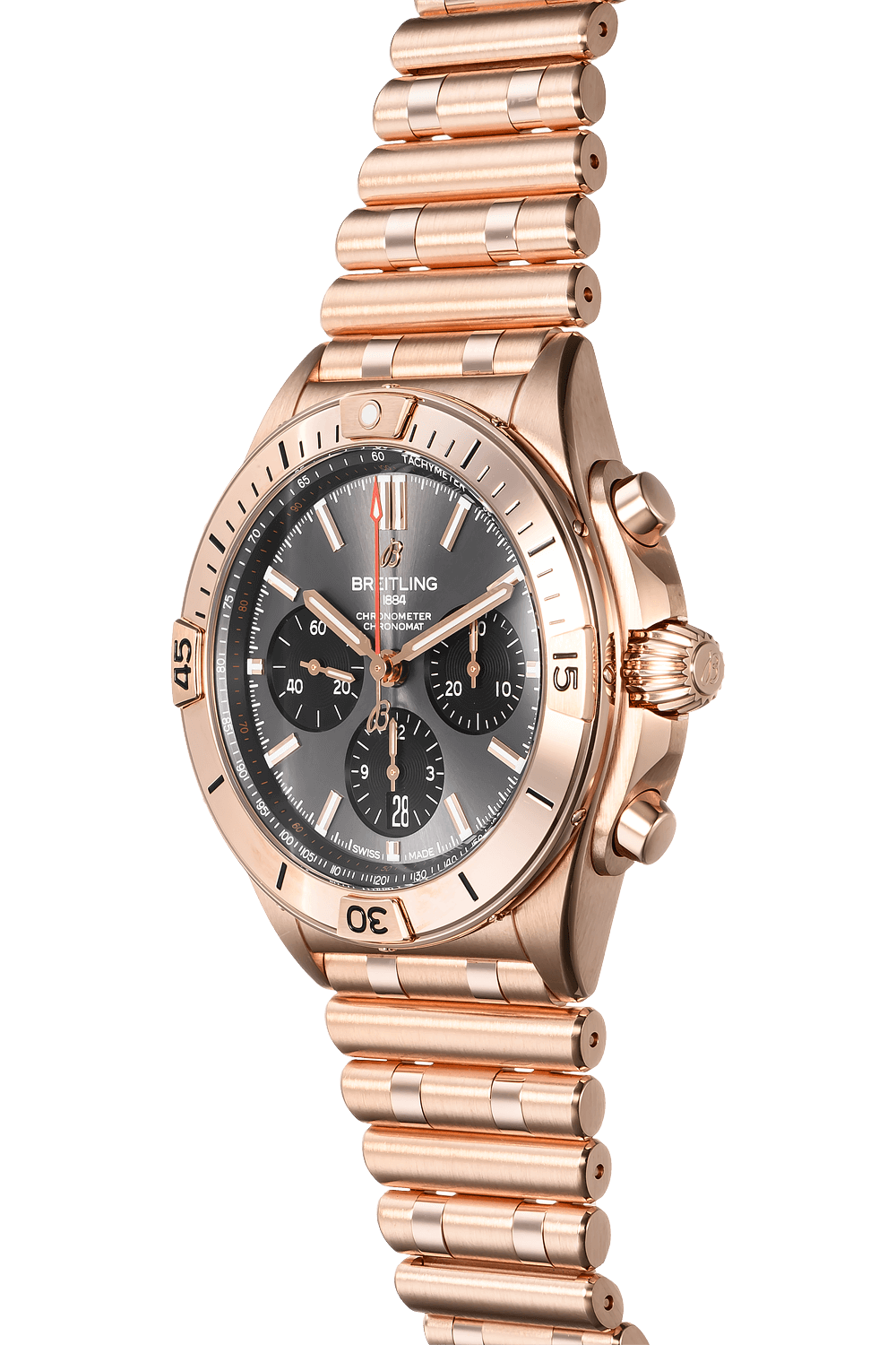 Chronomat B01 42mm 18k Red Gold Watch RB0134101B1R1