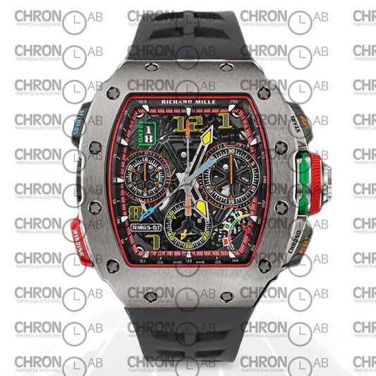 RM65-01 Automatic Winding Split Seconds Chronograph Clone 44mm Watches
