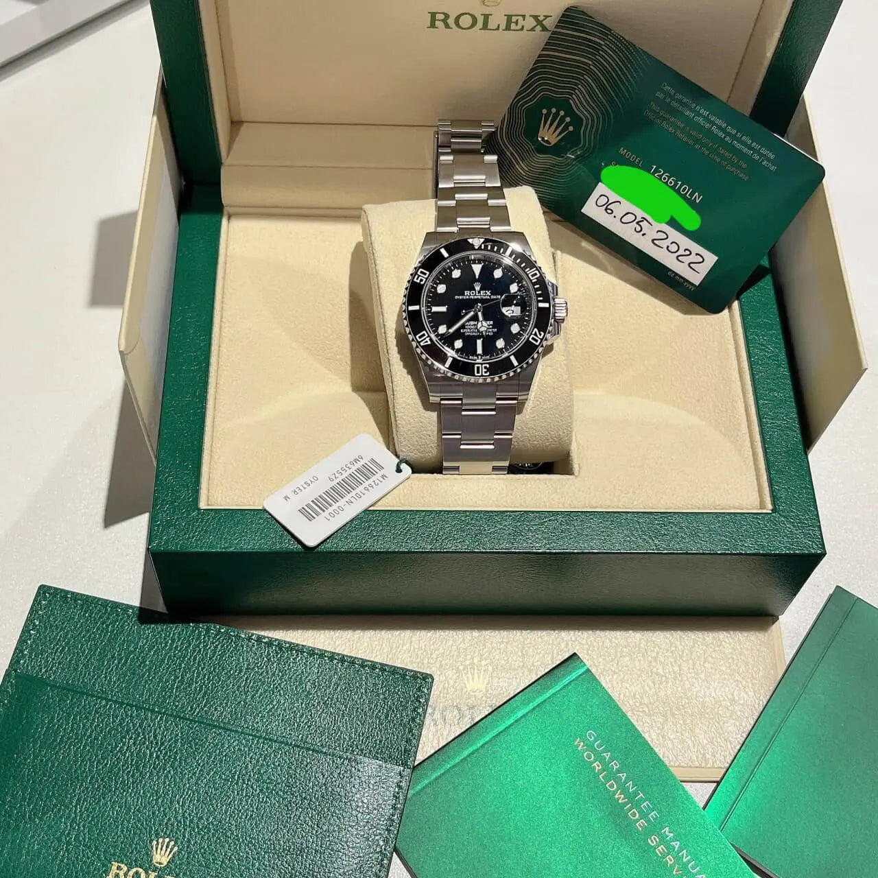 Submariner 126610LN Black Ceramic