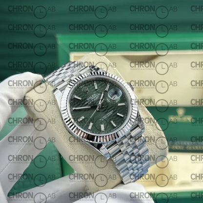 Rolex DateJust 126334 Green Motif Dial VS Factory 41mm Clone Watches