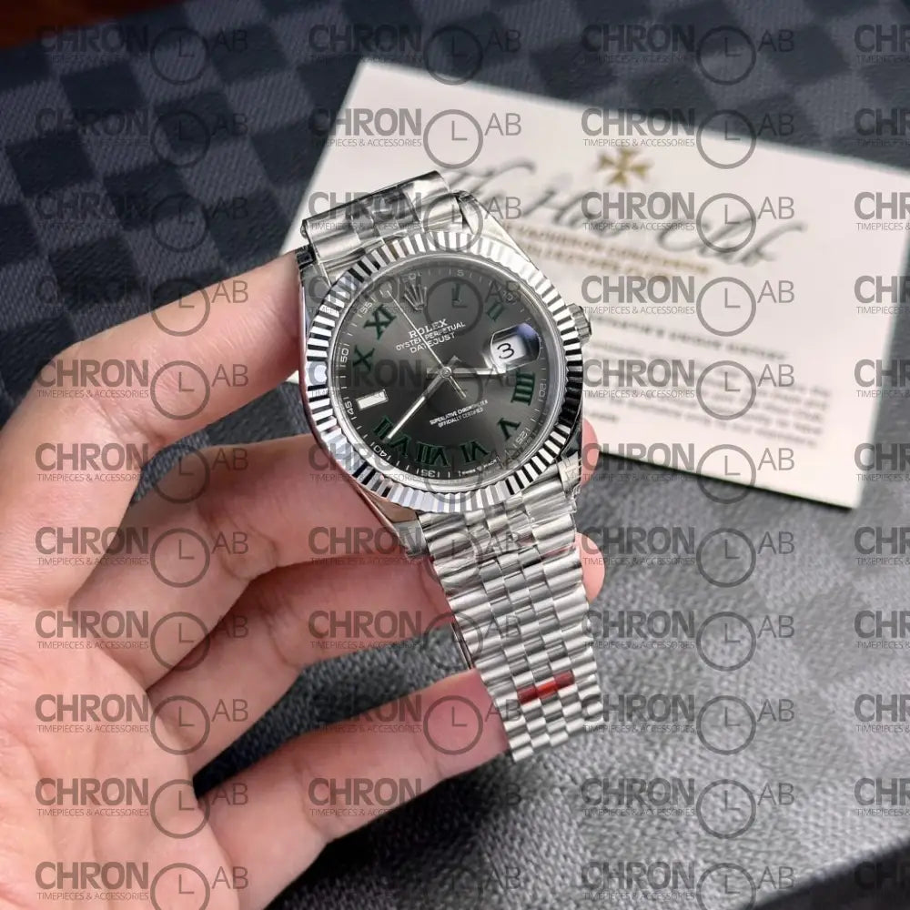 Rolex DateJust 126334 “Wimbledon Dial” – VS Factory 41mm Clone Watches