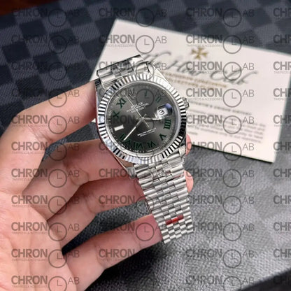 Rolex DateJust 126334 “Wimbledon Dial” – VS Factory 41mm Clone Watches
