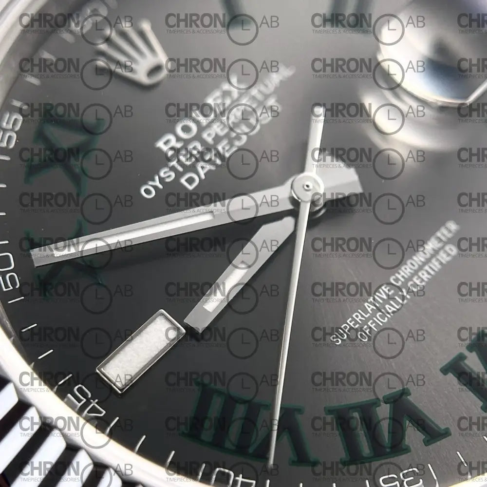 Rolex DateJust 126334 “Wimbledon Dial” – VS Factory 41mm Clone Watches