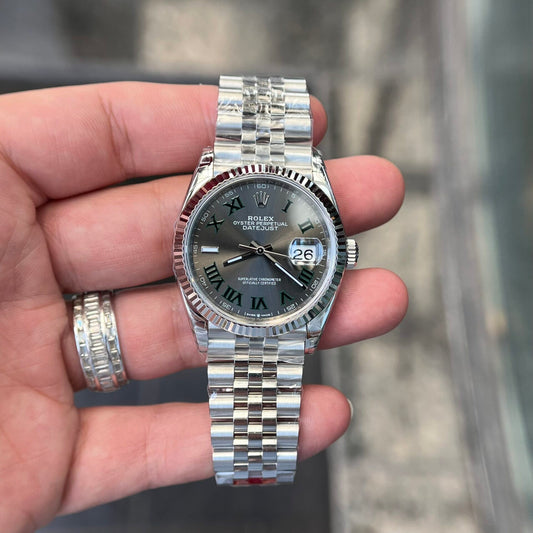 Rolex Datejust 36mm 126234 Wimbledon VS Factory Wrist Shot