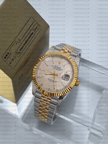Rolex Datejust 41mm M126333-0002 Two-Tone Silver Dial με πολυτελές κουτί EW Factory