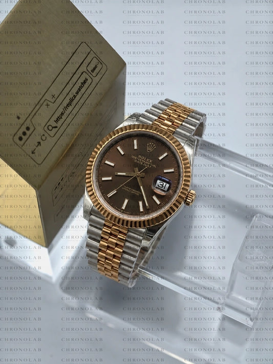 Rolex Datejust 41mm M126333-0002 Two-Tone Silver Dial με πολυτελές κουτί EW Factory
