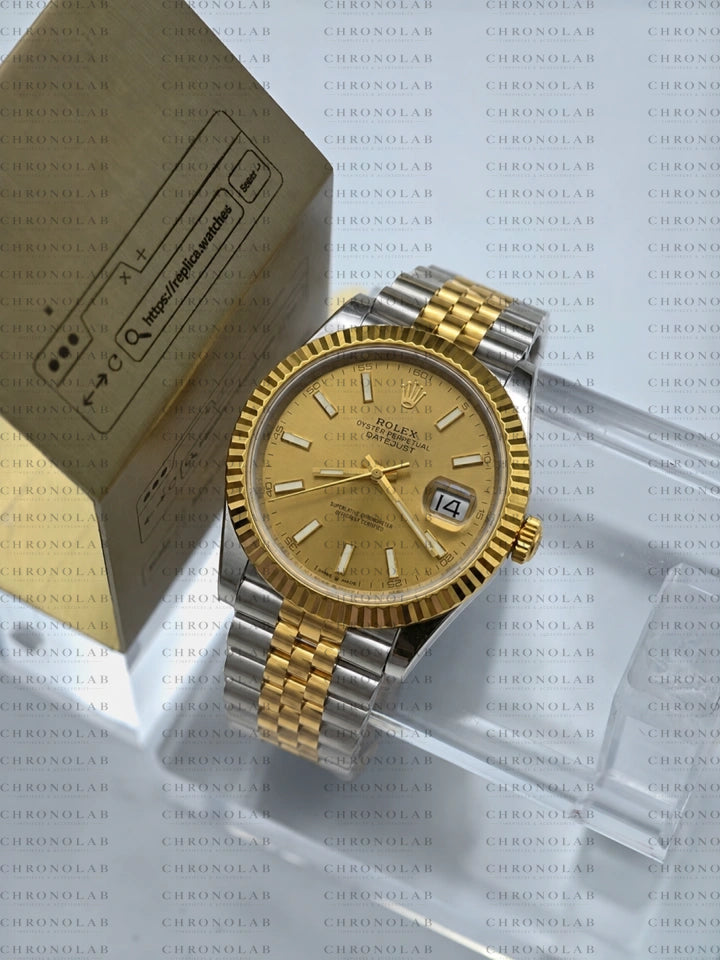 Rolex Datejust M126333-0002 Two-Tone 41mm EW Factory 5A Clone Calibre 3235