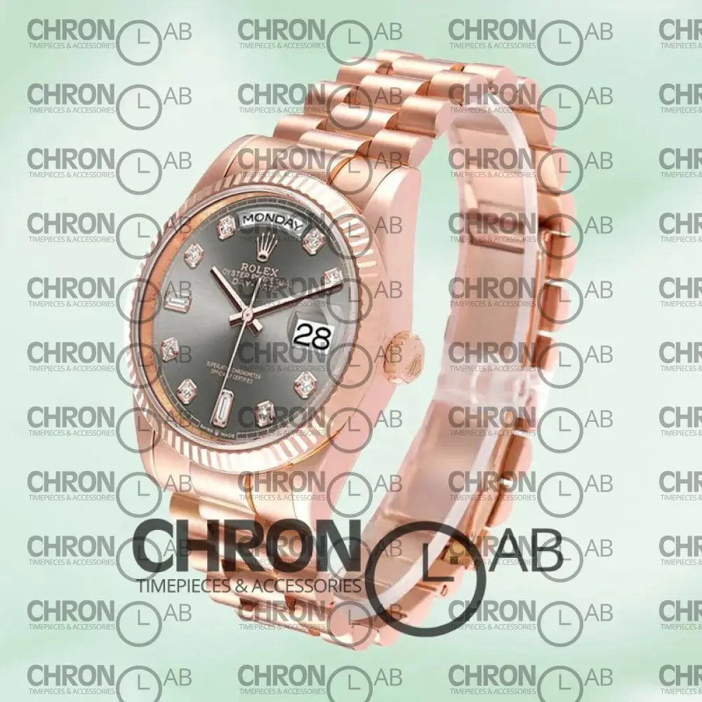 Rolex Day-Date 36mm M128235-0050 Rose Gold Clone Watches