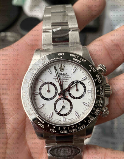 Rolex Cosmograph Daytona 40mm 116500LN White Dial Panda Black Ceramic Bezel 904L SS Case and Bracelet Clean Factory DanDong 4131 Main Product Image