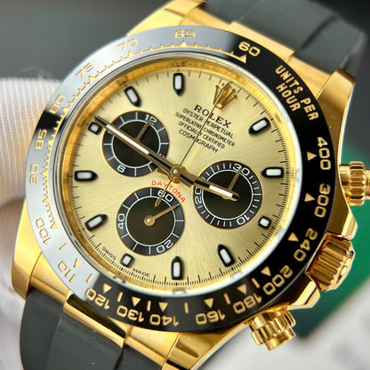 Detailed finishing on hands and markers Rolex Daytona Clean Factory 1:1 clone