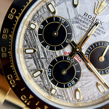 Clean Factory Rolex Daytona 116518LN 1:1 Swiss Clone detailed 3D textured meteorite dial