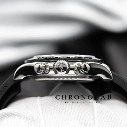 Folding Oysterlock safety clasp with functional Easylink comfort extension Rolex Daytona Ghost 116519LN