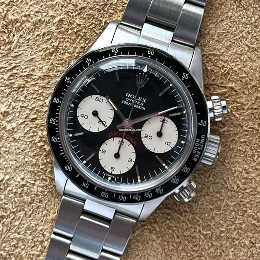 Rolex Daytona 6263 Black 1979 Clean Factory 37mm