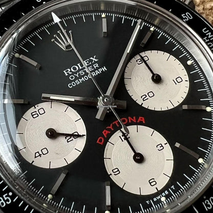 Rolex Daytona 6263 Black 1979 Clean Factory 37mm