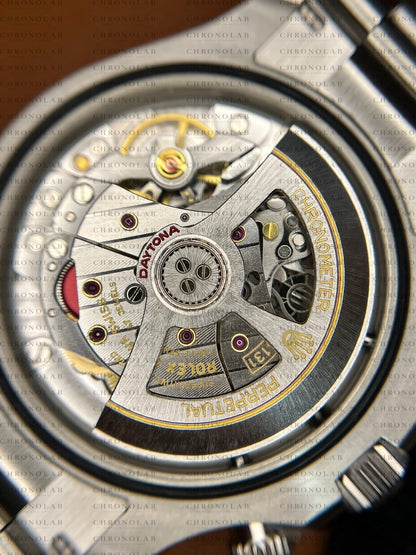Macro view of the SH4131 clone movement caliber geometry and column wheel mechanism from Clean Factory view 2