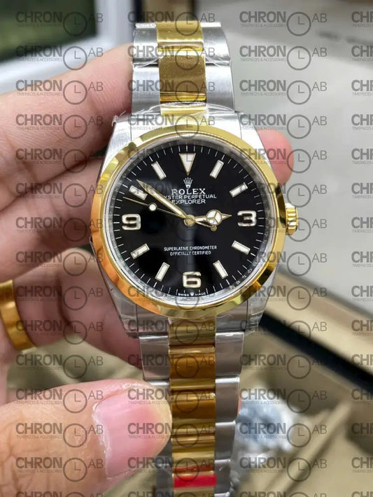 Rolex Explorer 124273 Dial Black 36mm – Clean Factory Watches