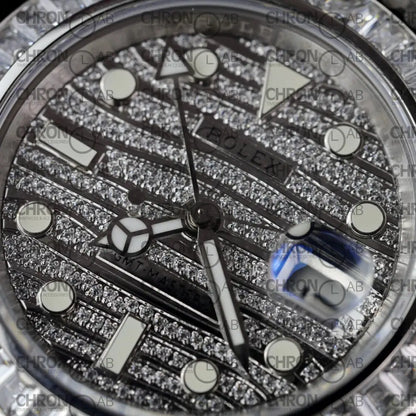 Rolex GMT-Master II Custom Full CZ AMG Factory 40mm Clone Watches