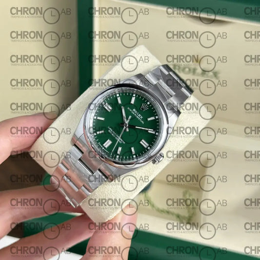 Rolex Oyster Perpetual 126000 Green Dial Clean Factory 36mm Watches