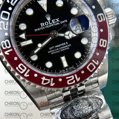 Rolex Replica Watch GMT-Master II Coke Black Dial Strap Jubilee Clean Factory 40mm Watches