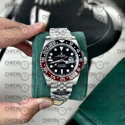 Rolex Replica Watch GMT-Master II Coke Black Dial Strap Jubilee Clean Factory 40mm Watches