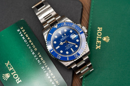 Rolex Submariner Date 116619LB Smurf Clean Factory 40mm Super Clone replica watch box set