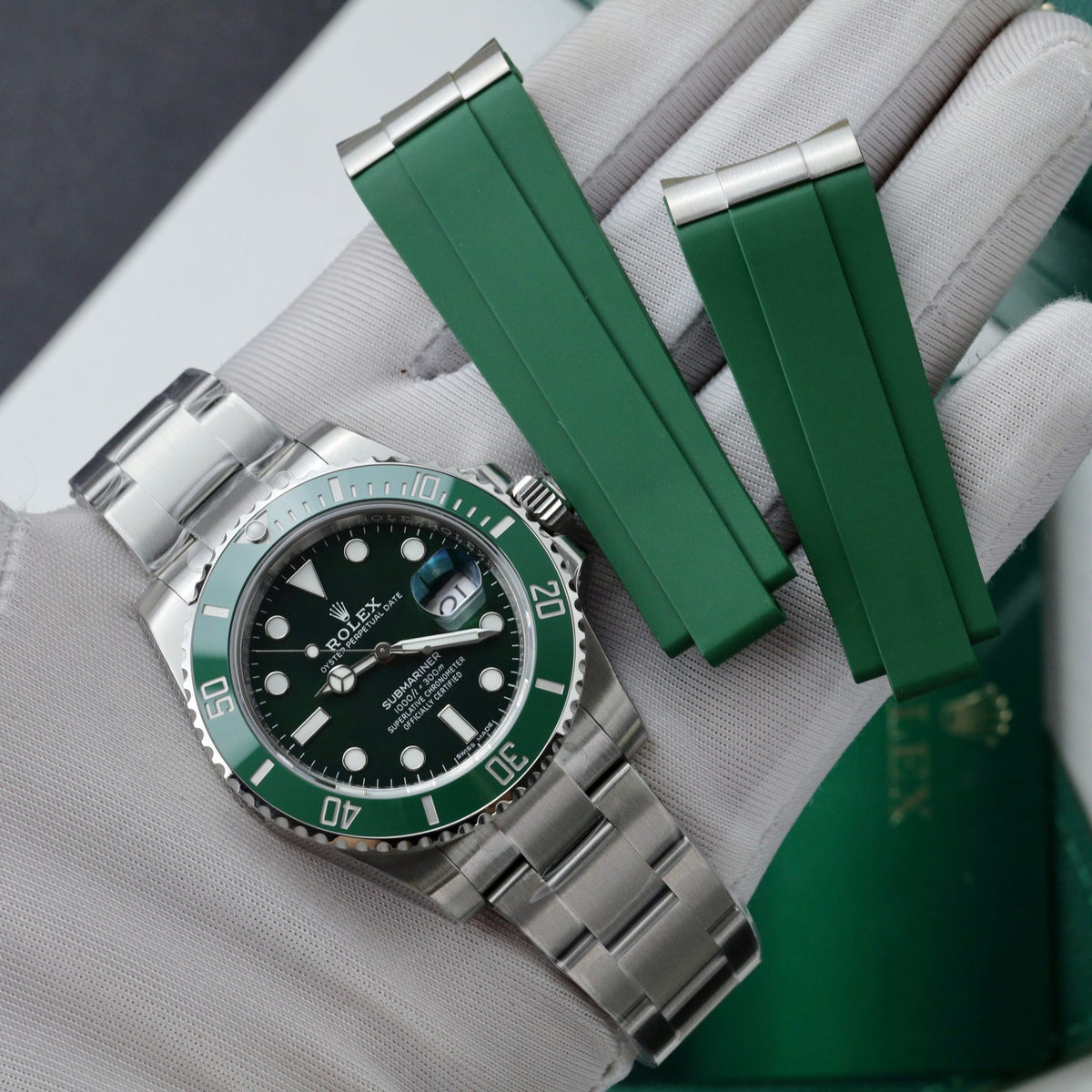 VS Factory V3 Batch Rolex Submariner Starbucks 41mm super clone replica watch with official clone warranty card