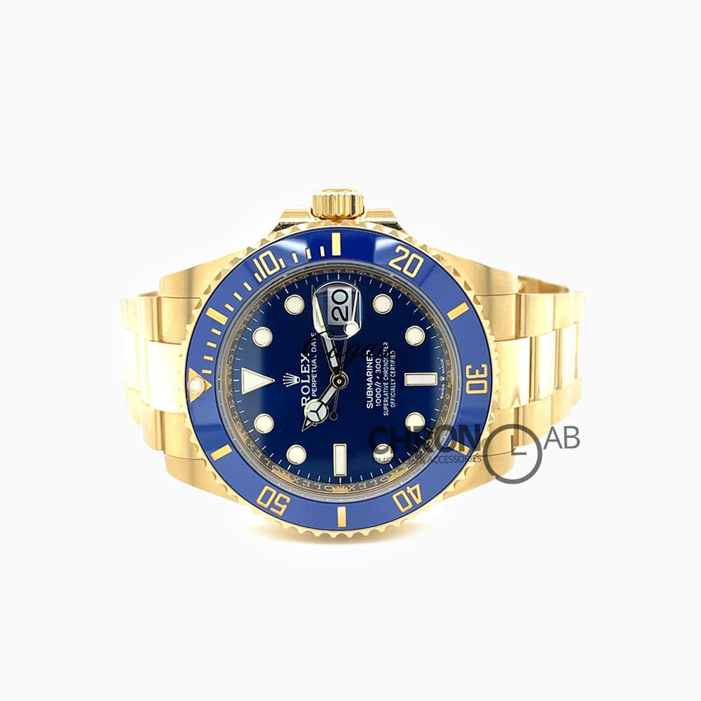 Submariner 126613LB Blue Ceramic in Yellow Gold