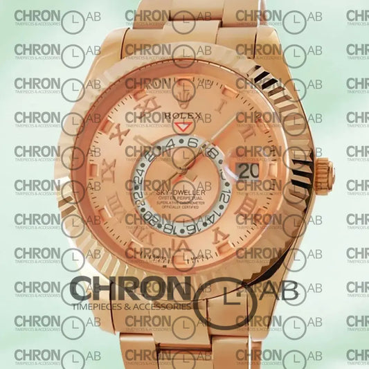 Sky-Dweller 326138 Men’s 42mm Leather Strap Clone 42mm Watches