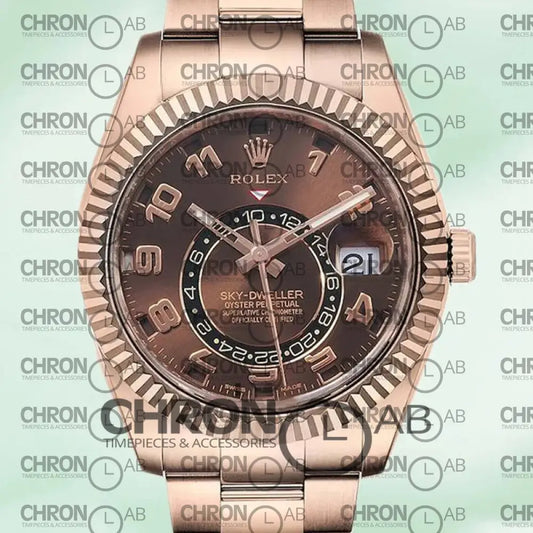 Sky-Dweller 326138 Men’s 42mm Leather Strap Clone 42mm Watches