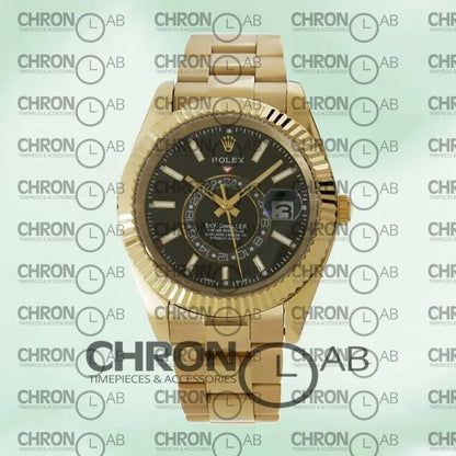 Sky-Dweller 326938BKSO 42mm Oyster Bracelet Clone 42mm Watches