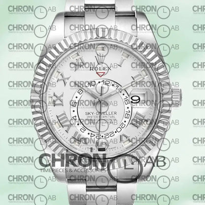 Sky-Dweller 42mm 326939-72419 Silver Dial Automatic Clone 42mm Watches