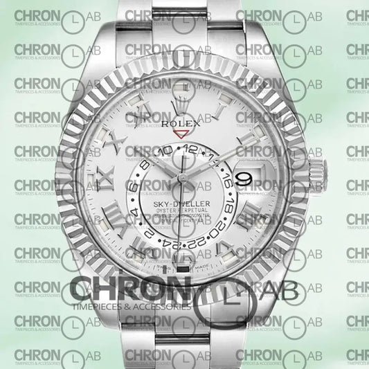 Sky-Dweller 42mm 326939-72419 Silver Dial Automatic Clone 42mm Watches