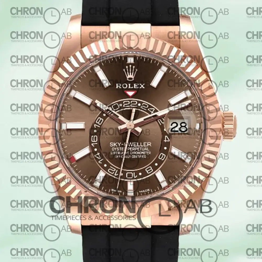 Sky-Dweller 42mm M326235-0005 Rose Gold Automatic Clone 42mm Watches