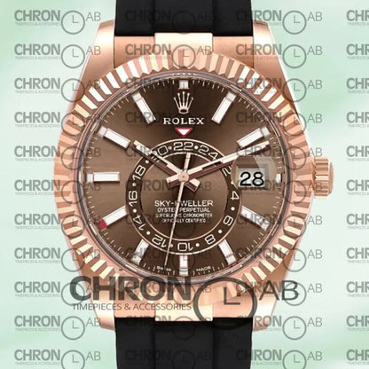 Sky-Dweller 42mm M326235-0005 Rose Gold Automatic Clone 42mm Watches