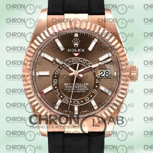 Sky-Dweller 42mm M326235-0005 Rose Gold Automatic Clone 42mm Watches