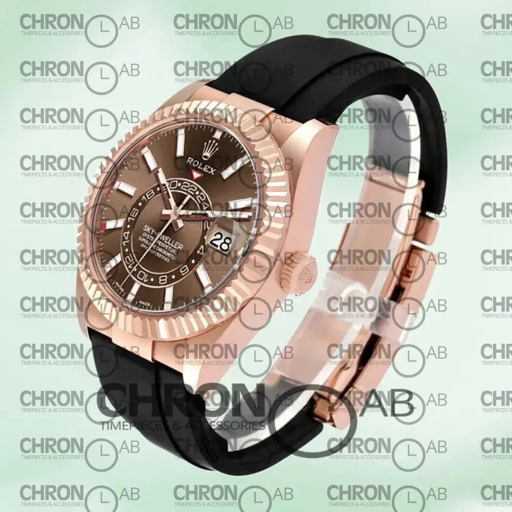 Sky-Dweller 42mm M326235-0005 Rose Gold Automatic Clone 42mm Watches