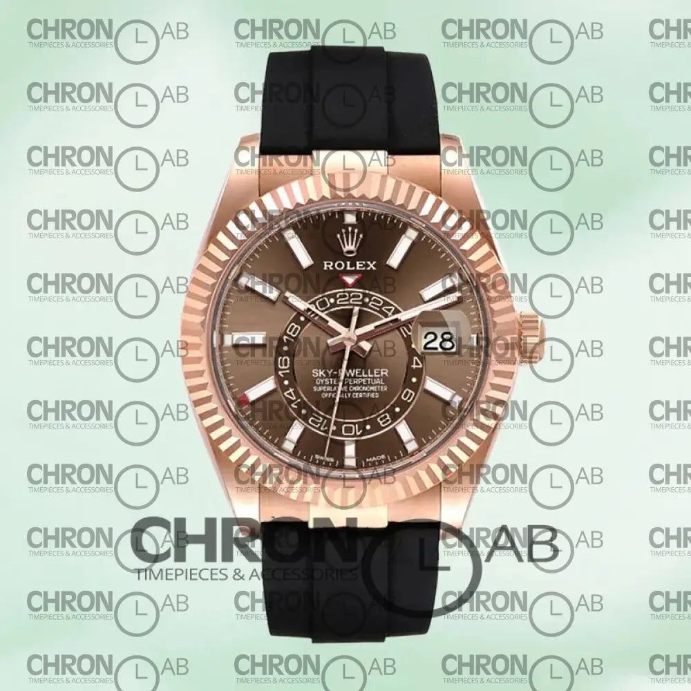 Sky-Dweller 42mm M326235-0005 Rose Gold Automatic Clone 42mm Watches