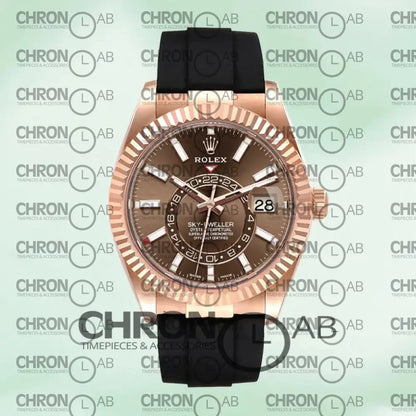 Sky-Dweller 42mm M326235-0005 Rose Gold Automatic Clone 42mm Watches