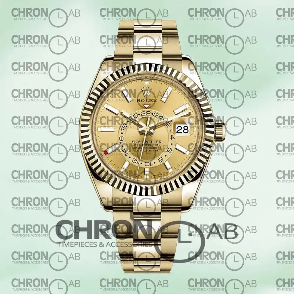 Sky-Dweller 42mm Men’s 326938 Champagne Dial Clone 42mm Watches