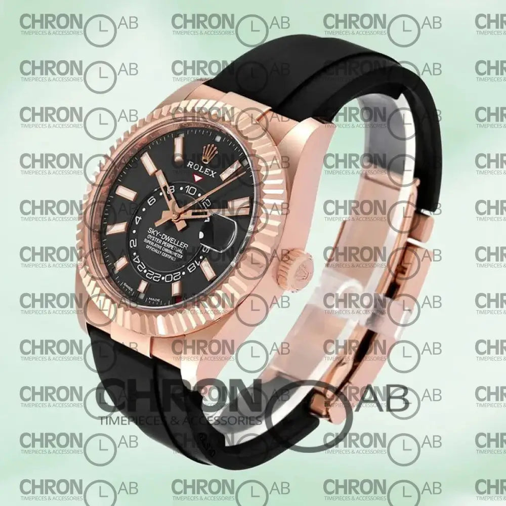 Sky-Dweller M326235-0006 42mm Men’s Rubber Band Clone 42mm Watches