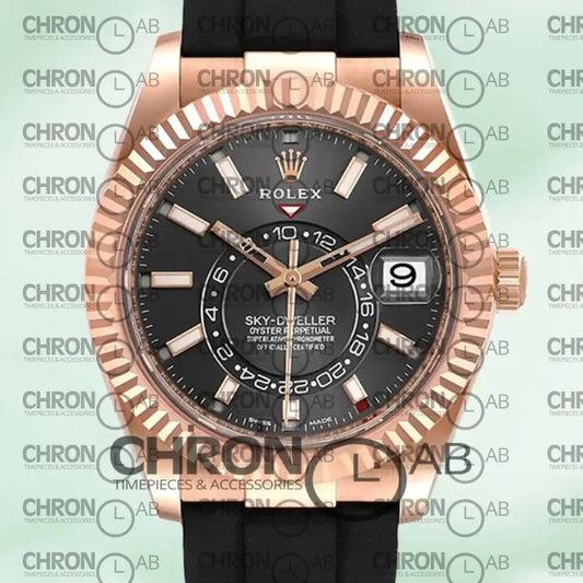 Sky-Dweller M326235-0006 42mm Men’s Rubber Band Clone 42mm Watches