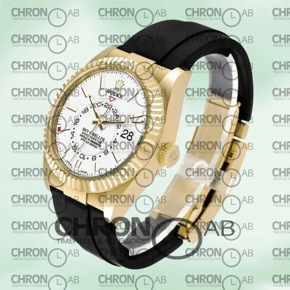 Sky-Dweller M326238-0006 42mm Men’s Rubber Band Clone 42mm Watches