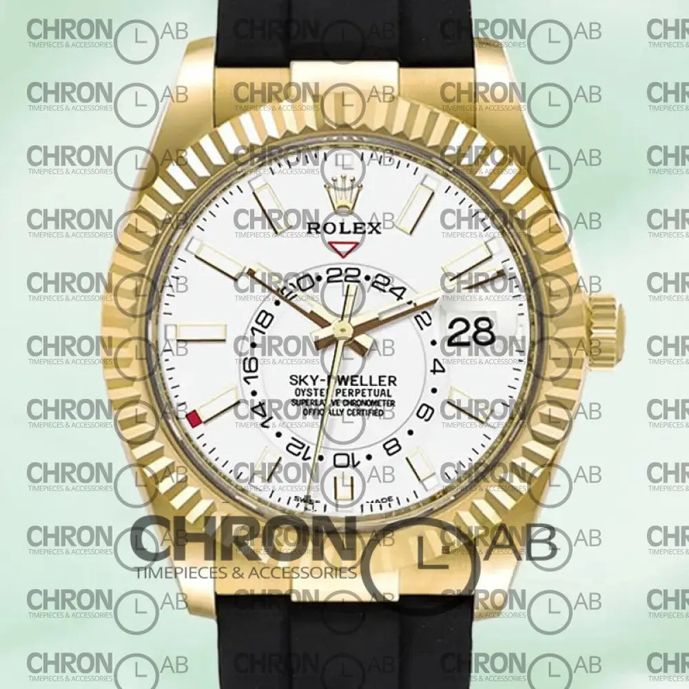 Sky-Dweller M326238-0006 42mm Men’s Rubber Band Clone 42mm Watches