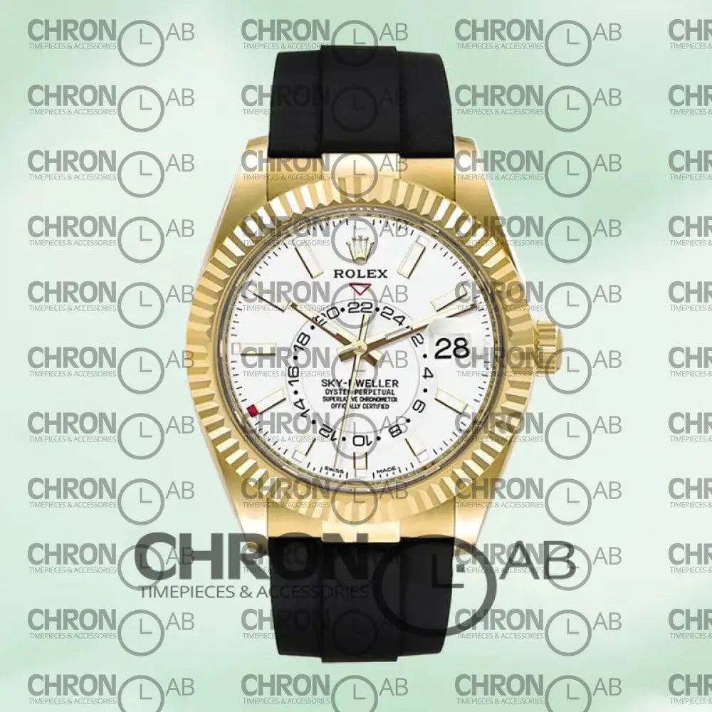 Sky-Dweller M326238-0006 42mm Men’s Rubber Band Clone 42mm Watches
