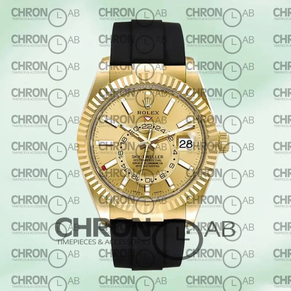 Sky-Dweller M326238-0006 42mm Men’s Rubber Band Clone 42mm Watches