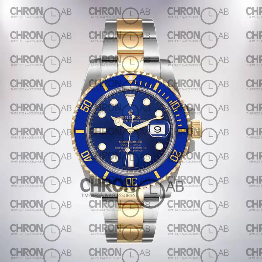 Submariner 116613LB-97203 40mm Men’s 2-Tone Blue Bracelet Clone Watches