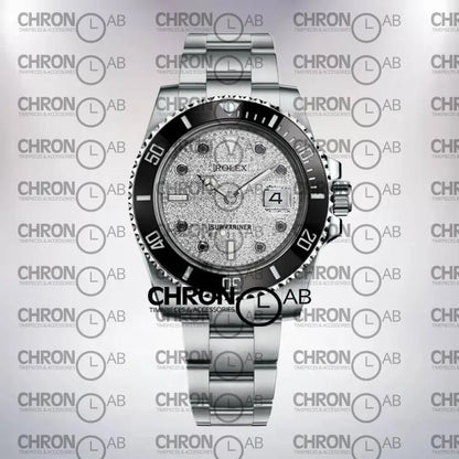 Submariner 40mm 116610 Men’s Automatic Diamond Paved Clone Watches