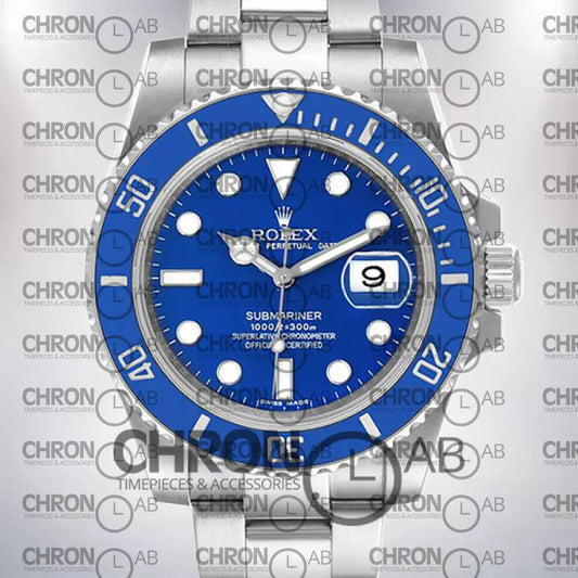 Submariner 40mm 116619LB-97209 Men’s Blue Dial Automatic Clone Watches