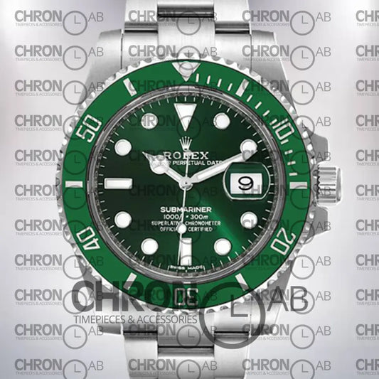 Submariner 40mm Men’s 116610LV SS Clone Watches