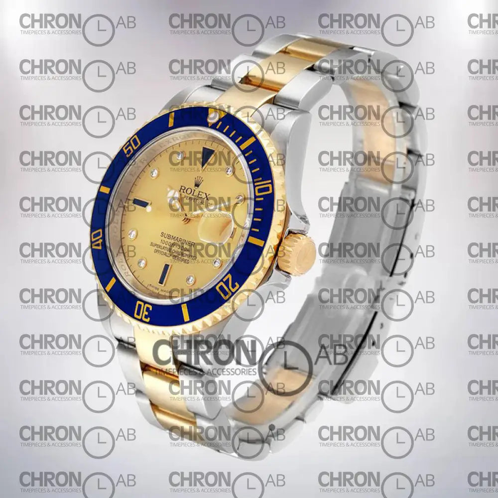Submariner 40mm Men’s 16613 Champagne Dial Clone Watches
